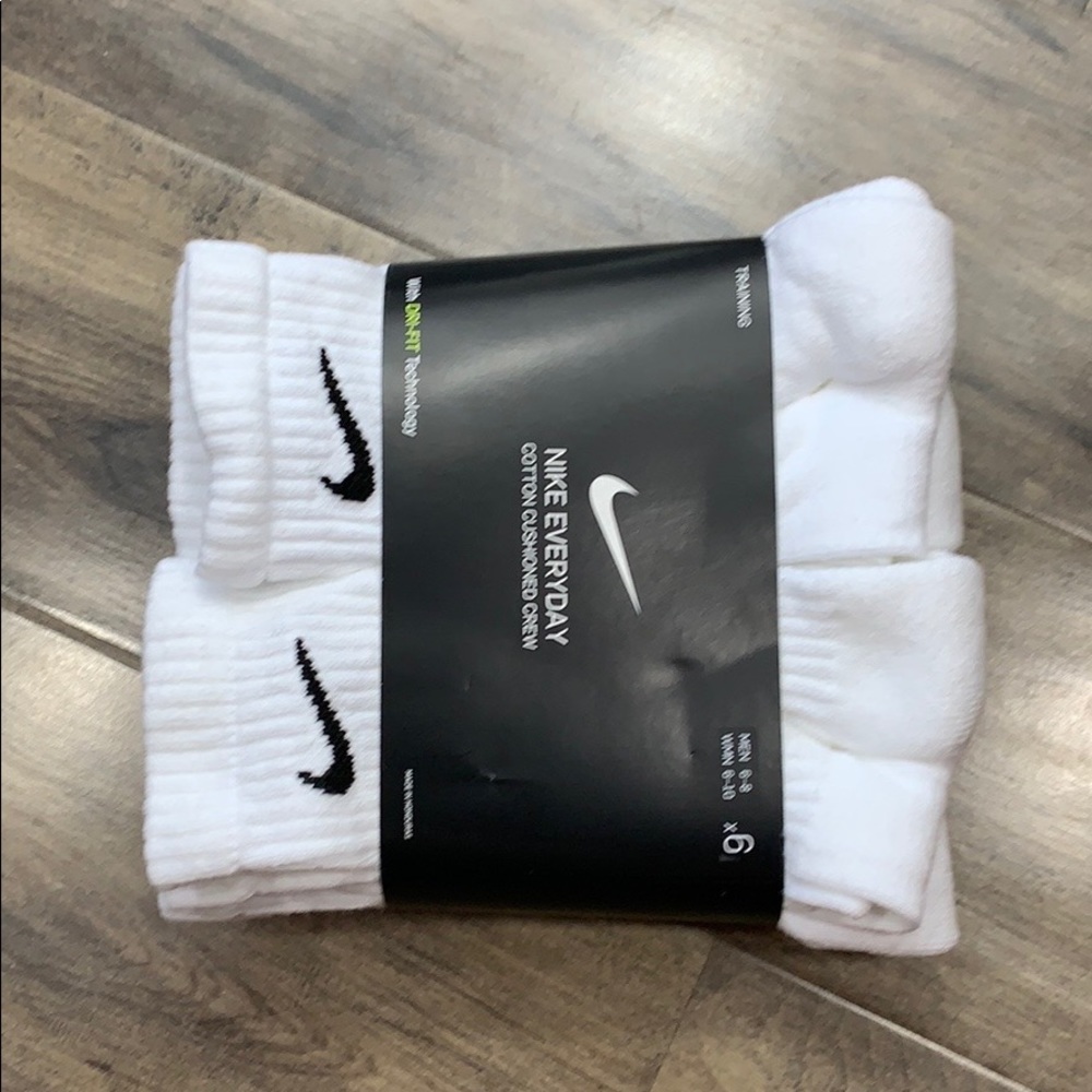 NIKE EVERYDAY COTTON CUSHIONED CREW WOMEN’S SOCKS - Picture 6 of 14